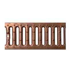 Gutter Standard with galvanized grid - H 11 cm