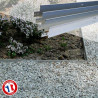 Fußgängerpackung : Stabilisator + Kies + Bordüre, mit Nidagravel
