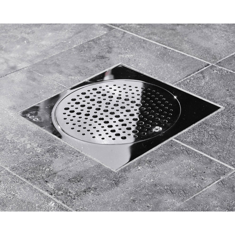 EKO OCEAN floor in stainless steel with vertical outlet from ACO EKO OCEAN floor in stainless steel with vertical outlet from ACO