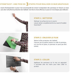 Stonetack sur adhésif