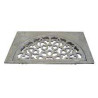 Grille de cave demi-lune en aluminium Grille de cave demi-lune en aluminium