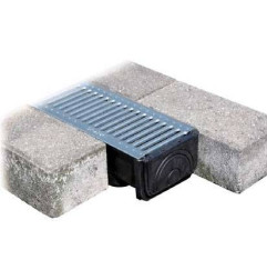 Polypropylene drainage channel - Height 80 mm - Stora-Light