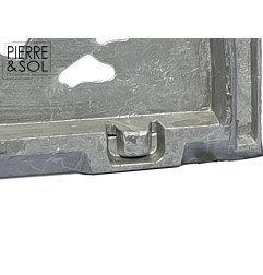 Grille de cave demi-lune en aluminium