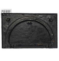 Вздох и полумесяц подвал сетки в черном чугуна