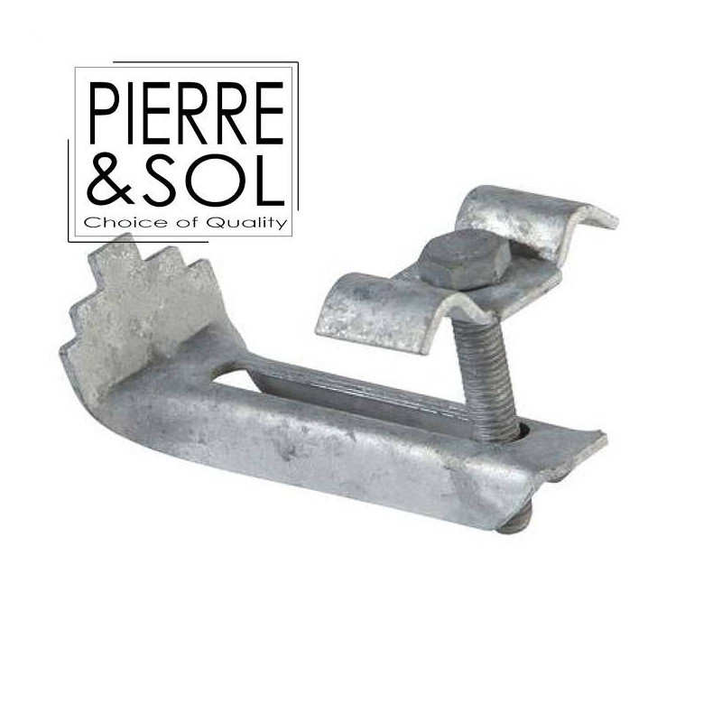 Pince et Fixation Caillebotis et marche en acier galvanisé Pince et Fixation Caillebotis et marche en acier galvanisé