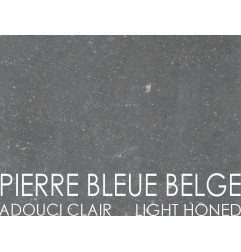 لوح الحجر الأزرق البلجيكي منخفض - على MESURE