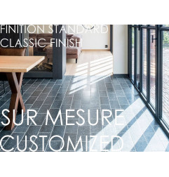 比利时蓝色石板和瓷砖 - 标准表面 - 上 MESURE