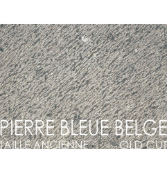 A aparência do tamanho velho belga da pedra azul