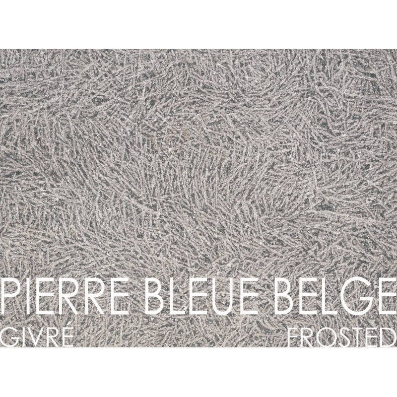 Slab of stone Belgian Blue - frosted