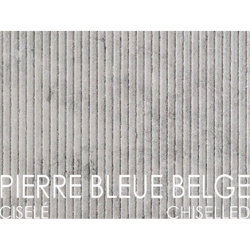 Couvre-Murs et Soubassements en Pierre Bleue Belge - Ciselé