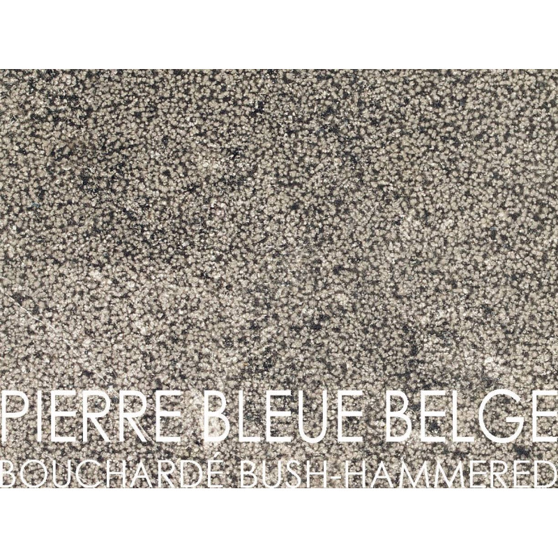 Terrasse en Pierre Bleue Belge - Bouchardé