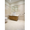 Bathroom tiled stone white Tuscany - softened