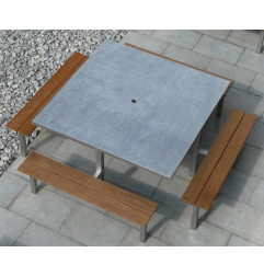 Mesa em pedra azul belga-ON MESURE