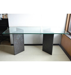 Table en Pierre Bleue Belge - SUR MESURE