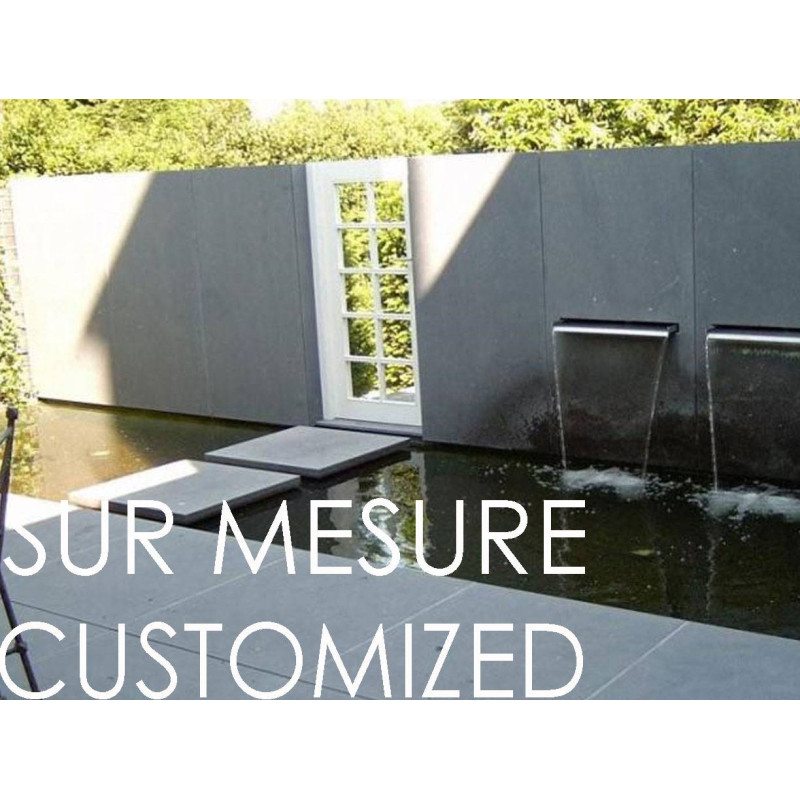 Фонтан и бассейн в бельгийском Голубом Камне - НА MESURE Фонтан и бассейн в бельгийском Голубом Камне - НА MESURE