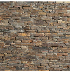 Stonepanel Multicolor Ardoise Marron Rouge