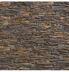 Stonepanel Multicolor lame fine Ardoise marron rouge