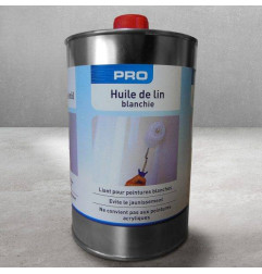 Huile de lin blanchie - PRO