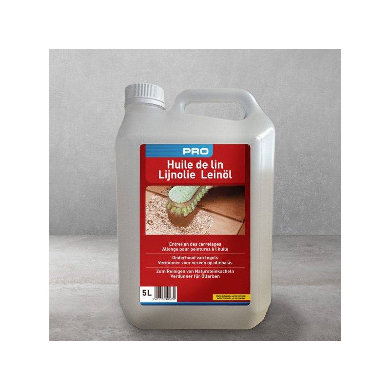 Huile de lin crue - PRO