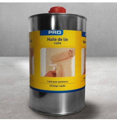 Huile de lin cuite - PRO