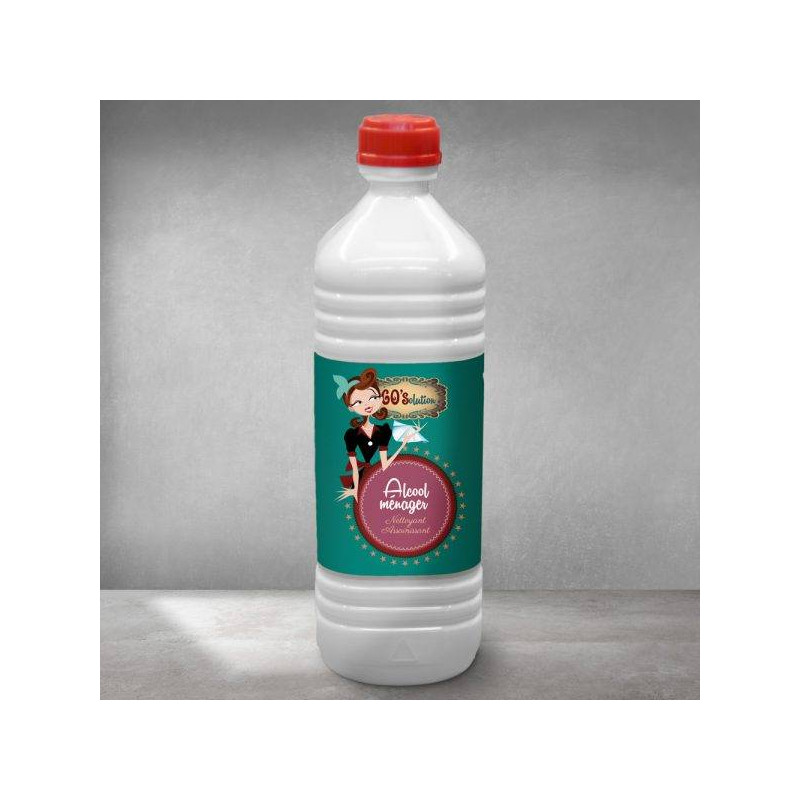 Alcool ménager 60 solution - PRO - litre