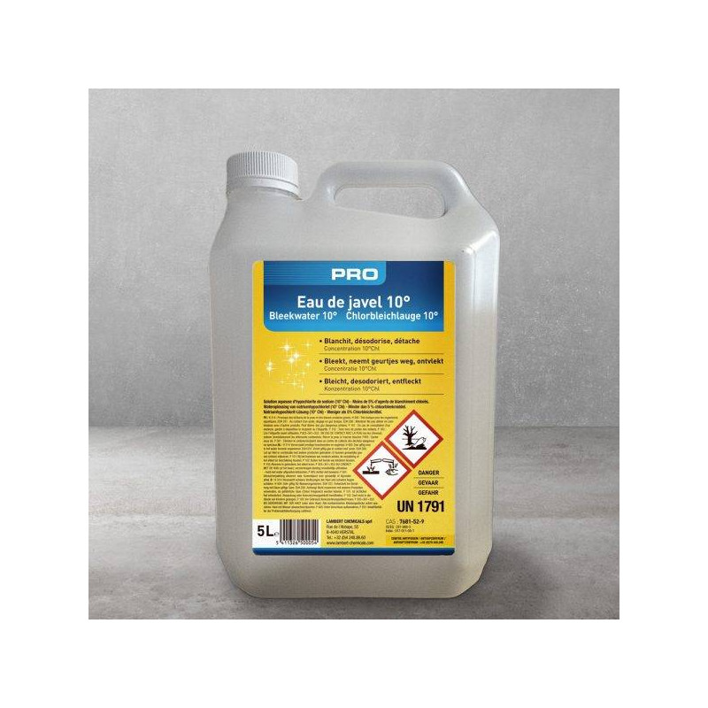 Eau de javel 10 degrés Eau de javel 10 degrés