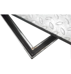 Евро полосатые оцинкованные посетитель дверь