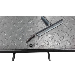 Евро полосатые оцинкованные посетитель дверь