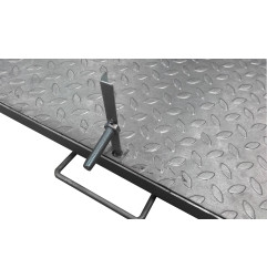 Trappe de visite galvanisée striée EURO