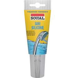 Sani Silicone - Mastic silicone acétique sanitaire - Soudal
