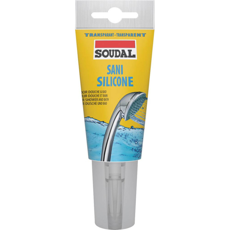 Sani Silicone - Mastic silicone acétique sanitaire - Soudal