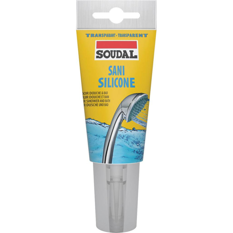 Sani Silicone - Sanitair siliconenkit - Soudal Sani Silicone - Sanitair siliconenkit - Soudal