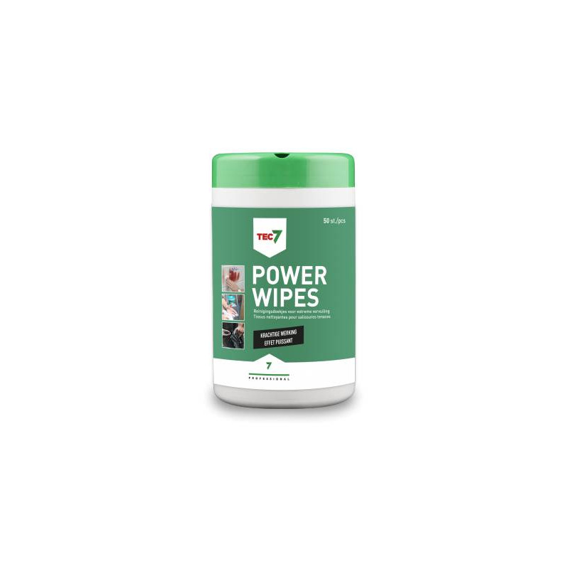 Powerwipes - Cleaning tissues for stubborn stains - Tec7 Powerwipes - Cleaning tissues for stubborn stains - Tec7