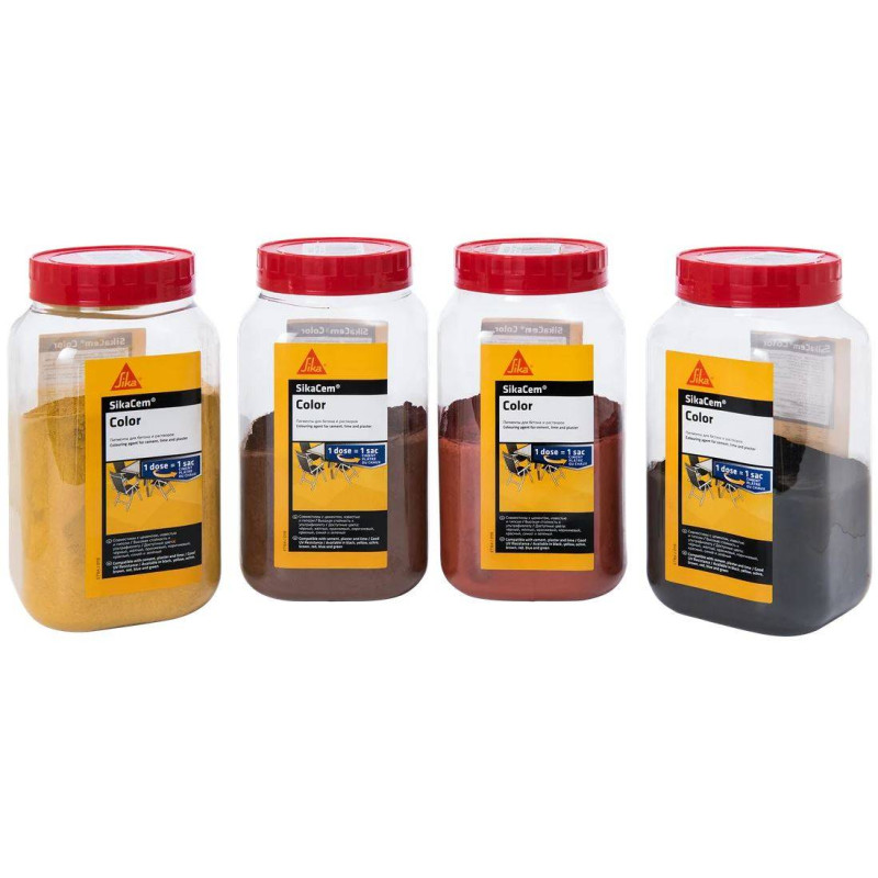 SikaCem Color - Corante para argamassa, cal e gesso - Sika SikaCem Color - Corante para argamassa, cal e gesso - Sika