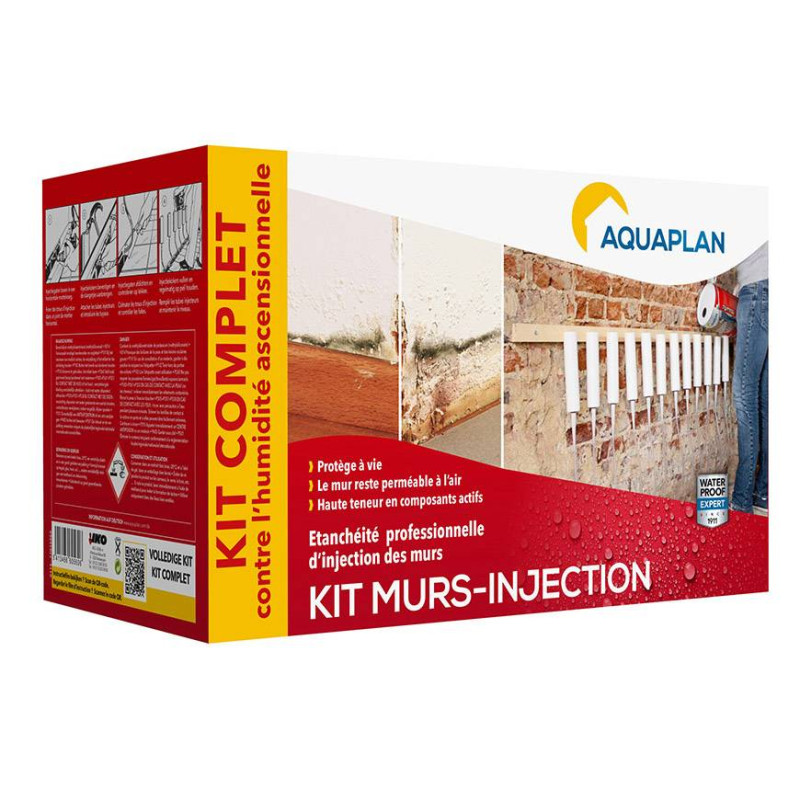 Wall-Injector - Verhindert steigende Luftfeuchtigkeit - Aquaplan Wall-Injector - Verhindert steigende Luftfeuchtigkeit - Aquaplan