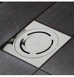 Eko Home Diamond - Floor drain stainless with vertical output - COA