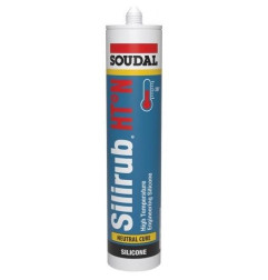 Silirub HT° - N - Mastic silicone neutre résistant à la chaleur - Soudal