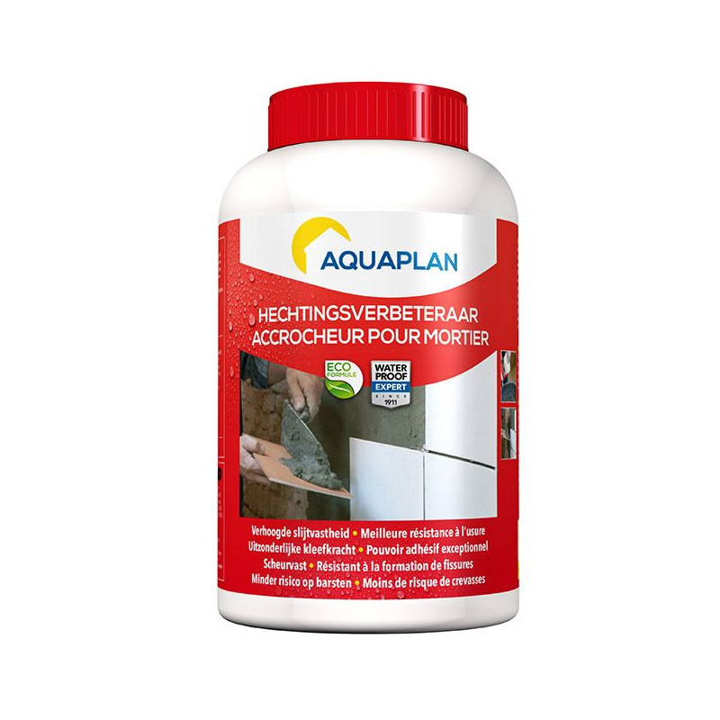 Adhesive For Mortar - Increases the power of adhesion - Aquaplan