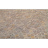 Example of achievement with the pavers in stone of Luserne Example of achievement with the pavers in stone of Luserne