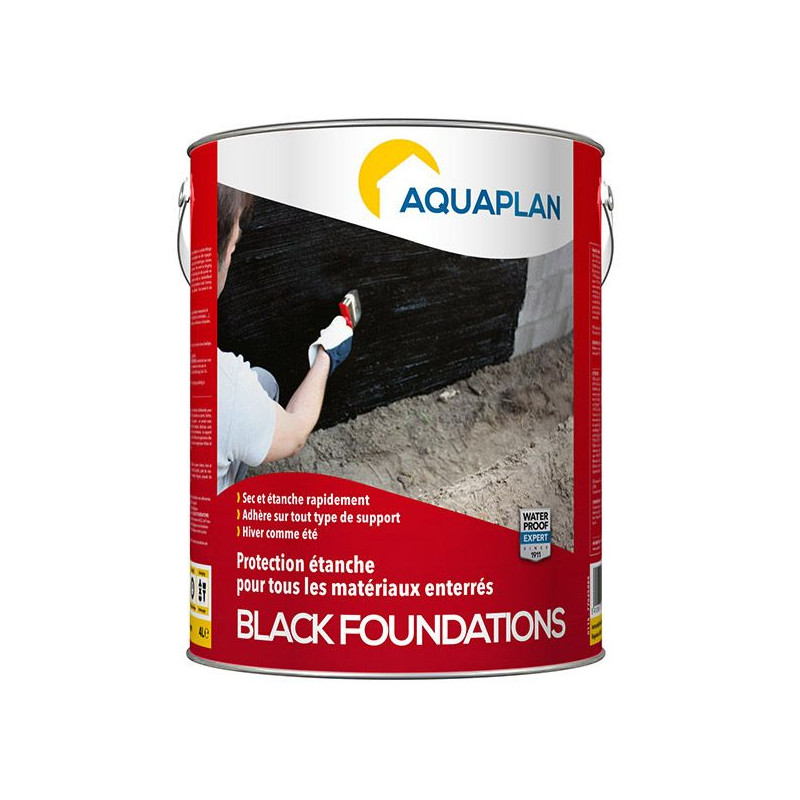 Black Foundations - Bitumineuze coating - Aquaplan Black Foundations - Bitumineuze coating - Aquaplan