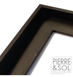 VER-BLACK - Cadre de paillasson en aluminium NOIR