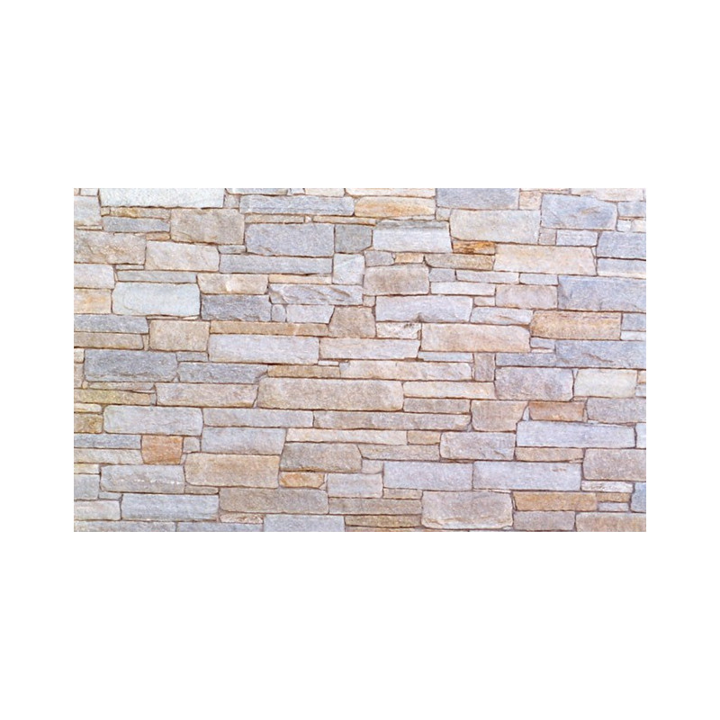 Wall Luserne stone strips - mixed colors