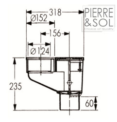 Scarico del pluviale - Coperchio di ispezione - ACO