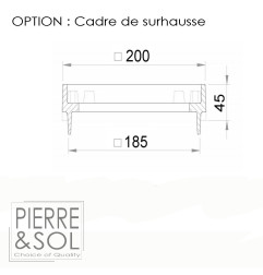 Scarico per cantine - Griglia a fessura in ghisa - Classe L 15kN - ACO