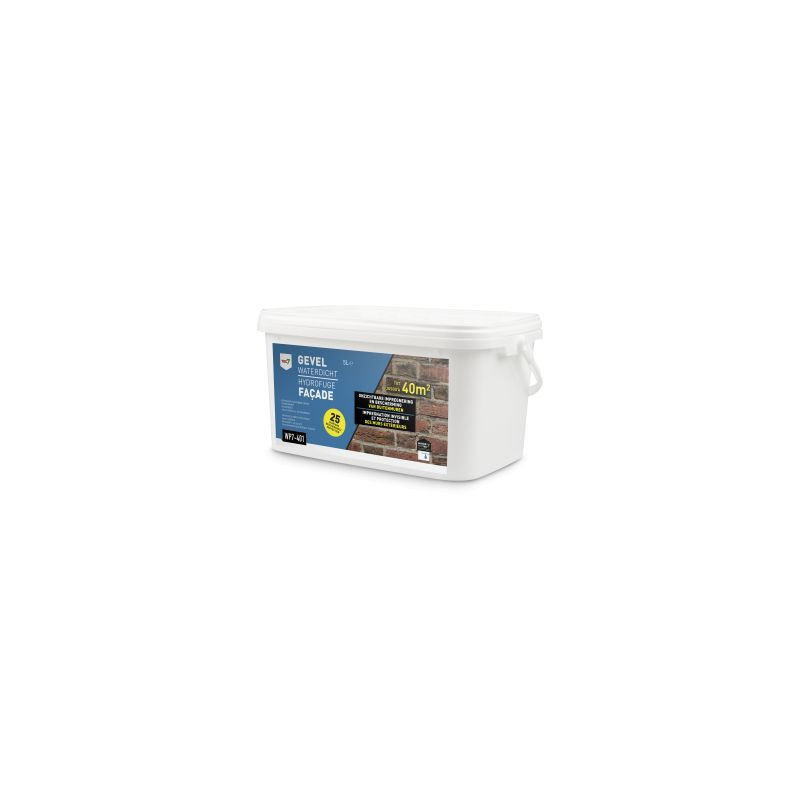 WP7-401 Hydrofuge Façade - Imprégnation invisible pour murs extérieurs - Tec7