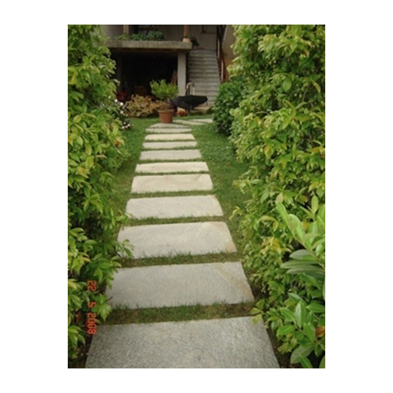 Chemin japonais en Pierre de Luserne - Clivées couleurs mixtes