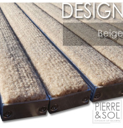 DESIGN L deurmat, 25 mm dik, OP MAAT GEMAAKT