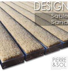 DESIGN L doormat, 20 mm thick, MADE TO MEASURE