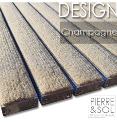 DESIGN L doormat, 20 mm thick, MADE TO MEASURE