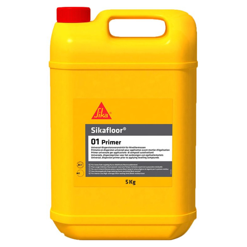 SikaFloor-01 Primer - Dispersion primer before EC 1 PLUS leveling compound - Sika SikaFloor-01 Primer - Dispersion primer before EC 1 PLUS leveling compound - Sika